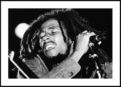 Bob Marley Live Portretposter 