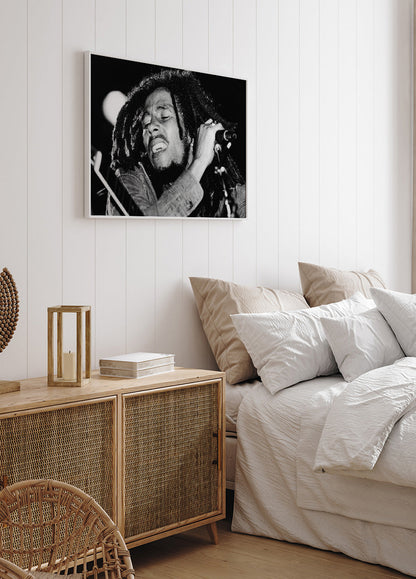 Bob Marley Live Portretposter 