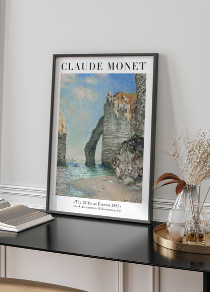 Poster van Monet's kustkliffen