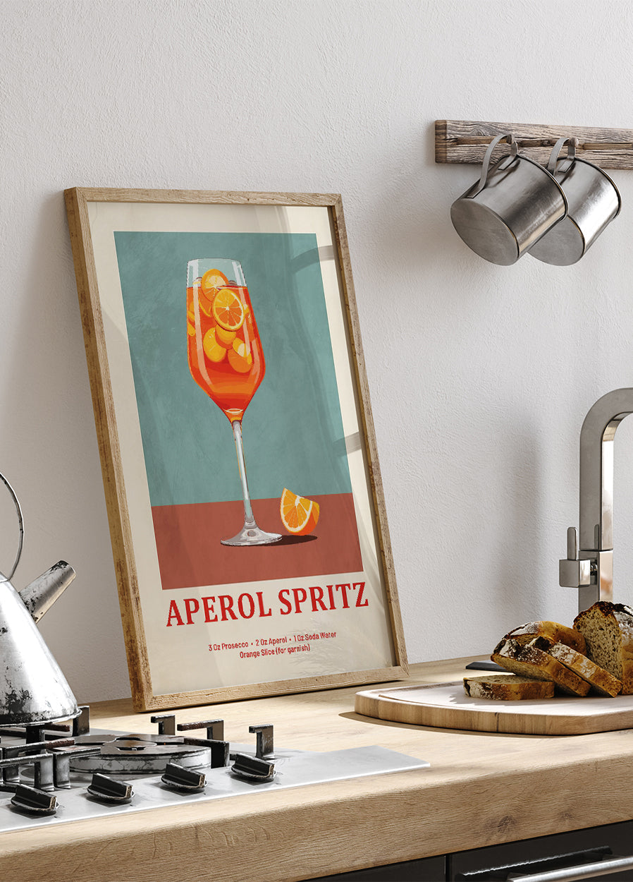 Aperol Spritz Recept Poster