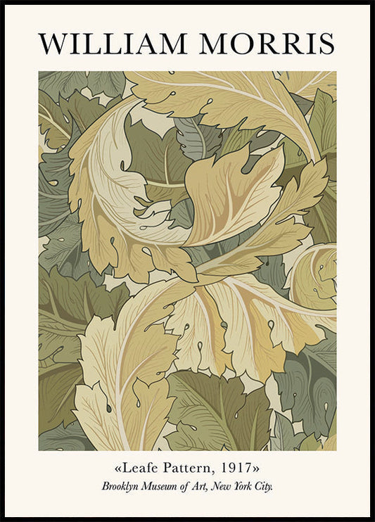 W. Morris &amp; CO Leafe patroonposter 