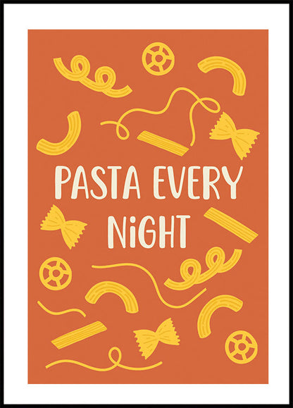 Pasta elke avond poster 