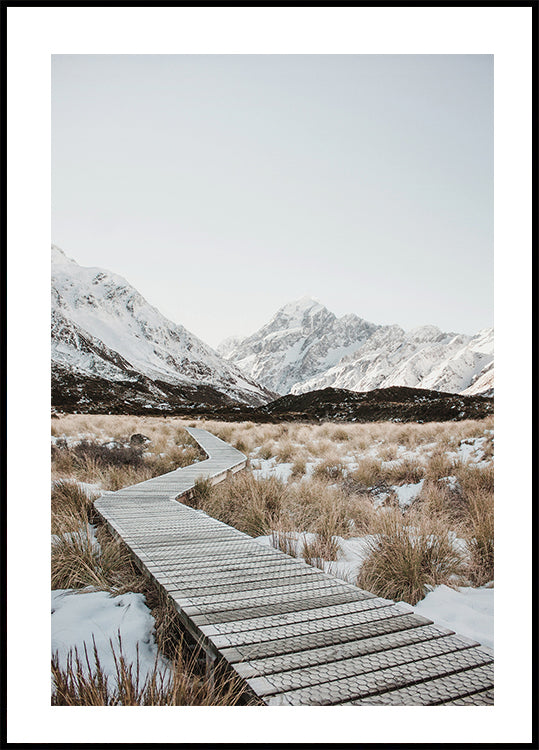 Poster van Hooker Valley Track 