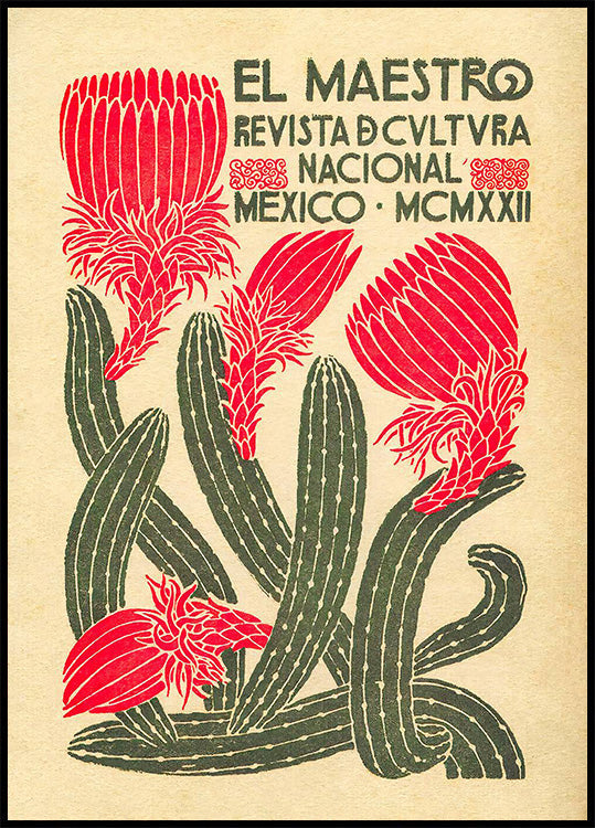 Mexicaanse tentoonstellingsposter 