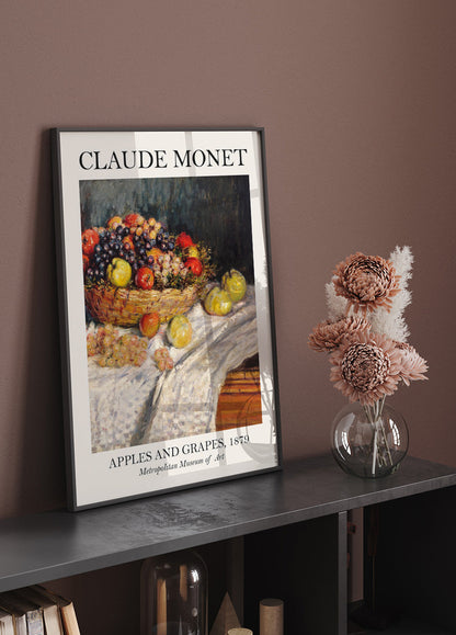 Monet Appels En Druiven Poster 