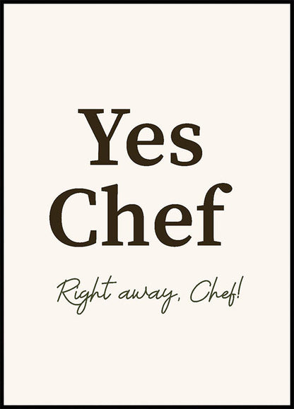 Ja Chef-poster 