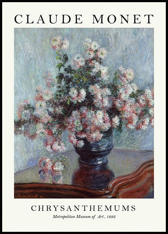 Monet Chrysanten Poster 